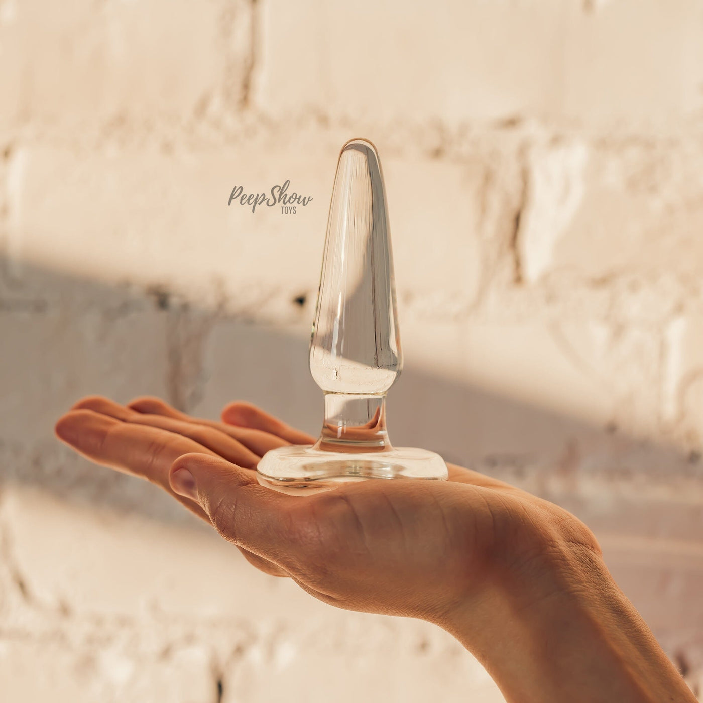 Blown Spade Plug Glass Anal Toy By Spartacus - Hamilton Park Electronics