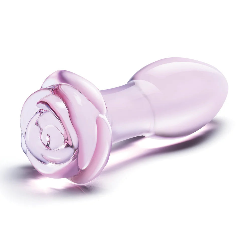 5" Rosebud Glass Butt Plug Hamilton Park Electronics 5" Rosebud Glass Butt Plug Hamilton Park Electronics