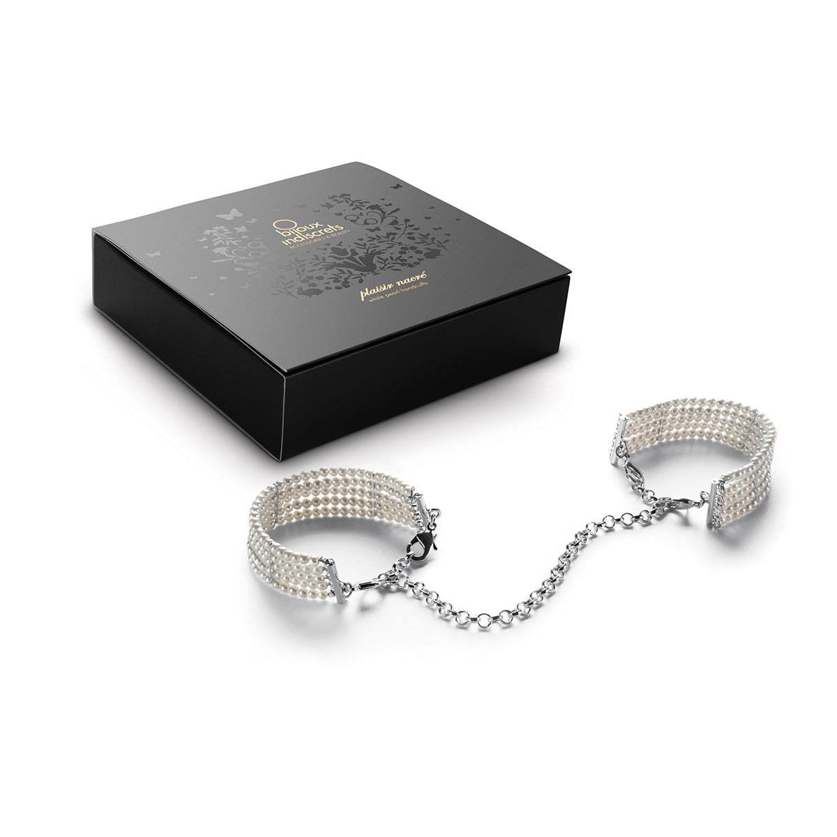 Bijoux Indiscrets Plaisir Nacre Pearl Cuffs - Hamilton Park Electronics