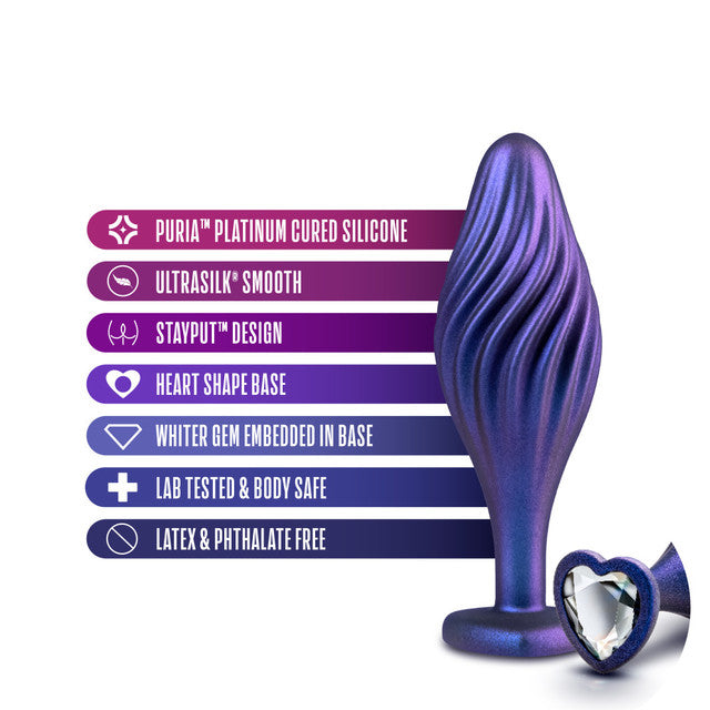 Anal Adventures Swirling Bling Plug Features