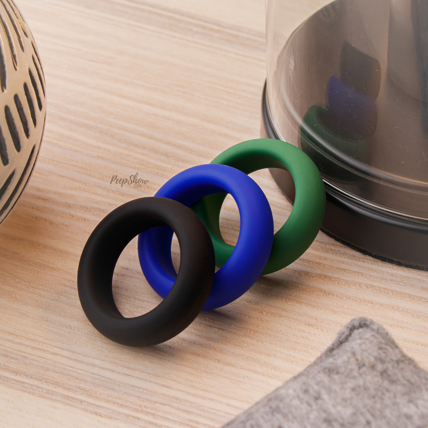 Silicone Cock Ring Trio by Je Joue - Hamilton Park Electronics