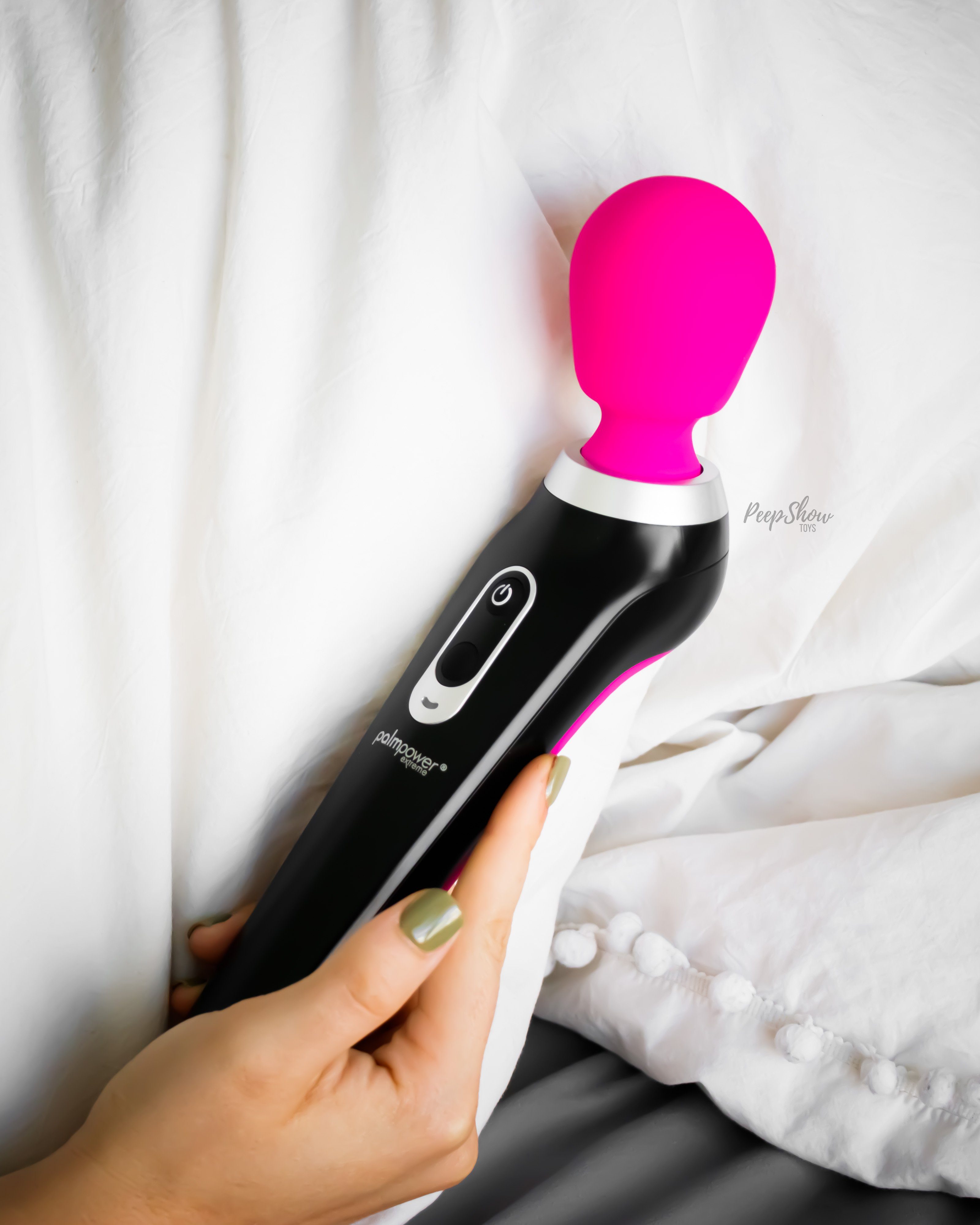 BMS PalmPower Extreme Ultra-Powerful Rechargeable Wand Vibrator Hamilton Park Electronics BMS PalmPower Extreme Ultra-Powerful Rechargeable Wand Vibrator Hamilton Park Electronics