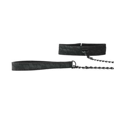 Midnight Lace Collar and Leash by Sportsheets - Hamilton Park Electronics