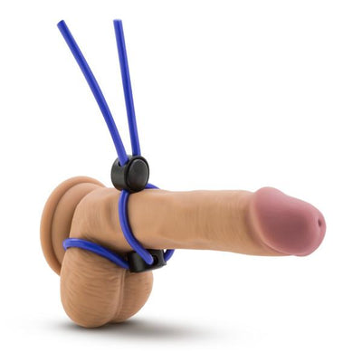 Blush Stay Hard Silicone Double Loop Cock Ring - Hamilton Park Electronics