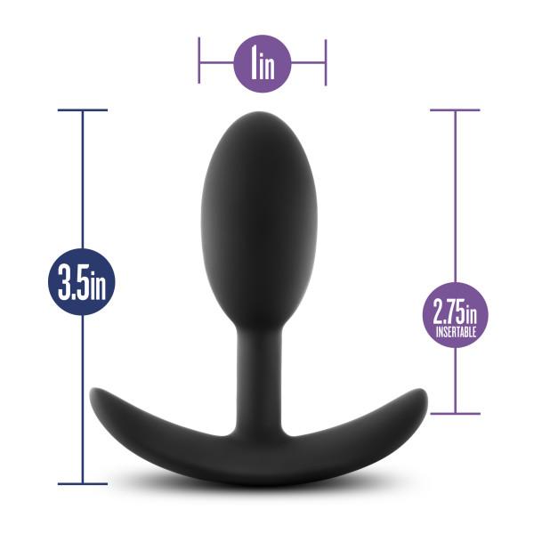 Blush Luxe Wearable Vibra Slim Silicone Butt Plugs, Small & Medium - Hamilton Park Electronics