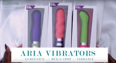 Great Vibrators UNDER $30 - Aria Collection BY Blush Novelties