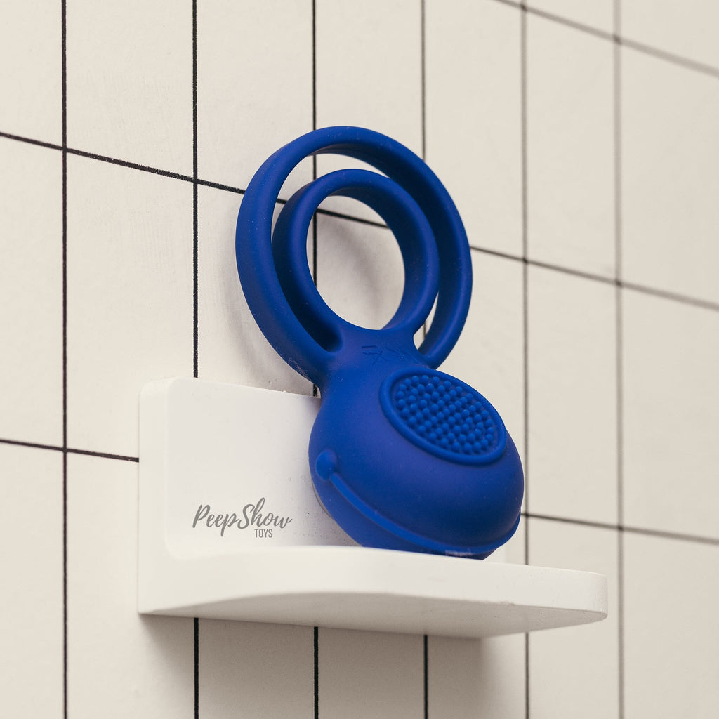 Cock Power Ultimate Vibrating Cock Ring, Blue Hamilton Park Electronics Cock Power Ultimate Vibrating Cock Ring, Blue Hamilton Park Electronics