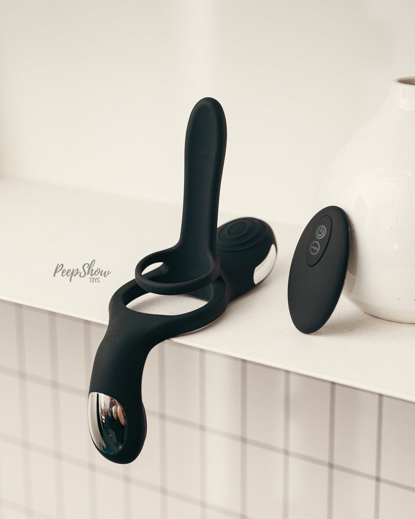 Enhancer Vibrating Lovers Ring with Remote Control Hamilton Park Electronics Enhancer Vibrating Lovers Ring with Remote Control Hamilton Park Electronics