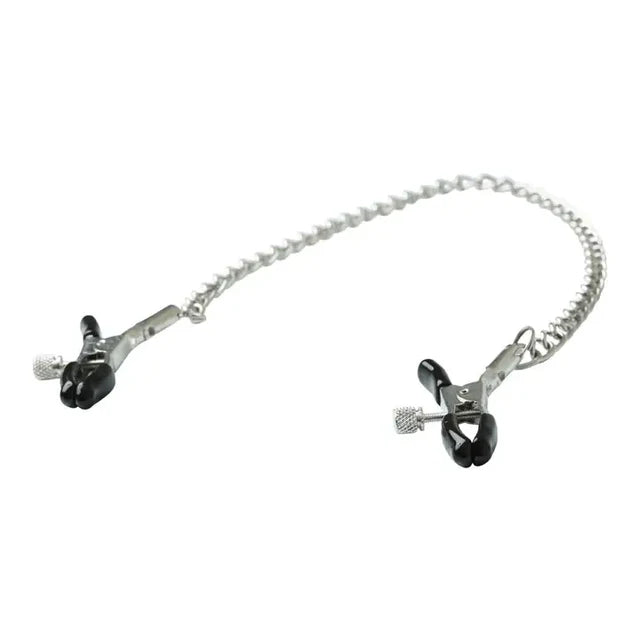 Chained Nipple Clamps - Adjustable with Padded Tips - Hamilton Park Electronics