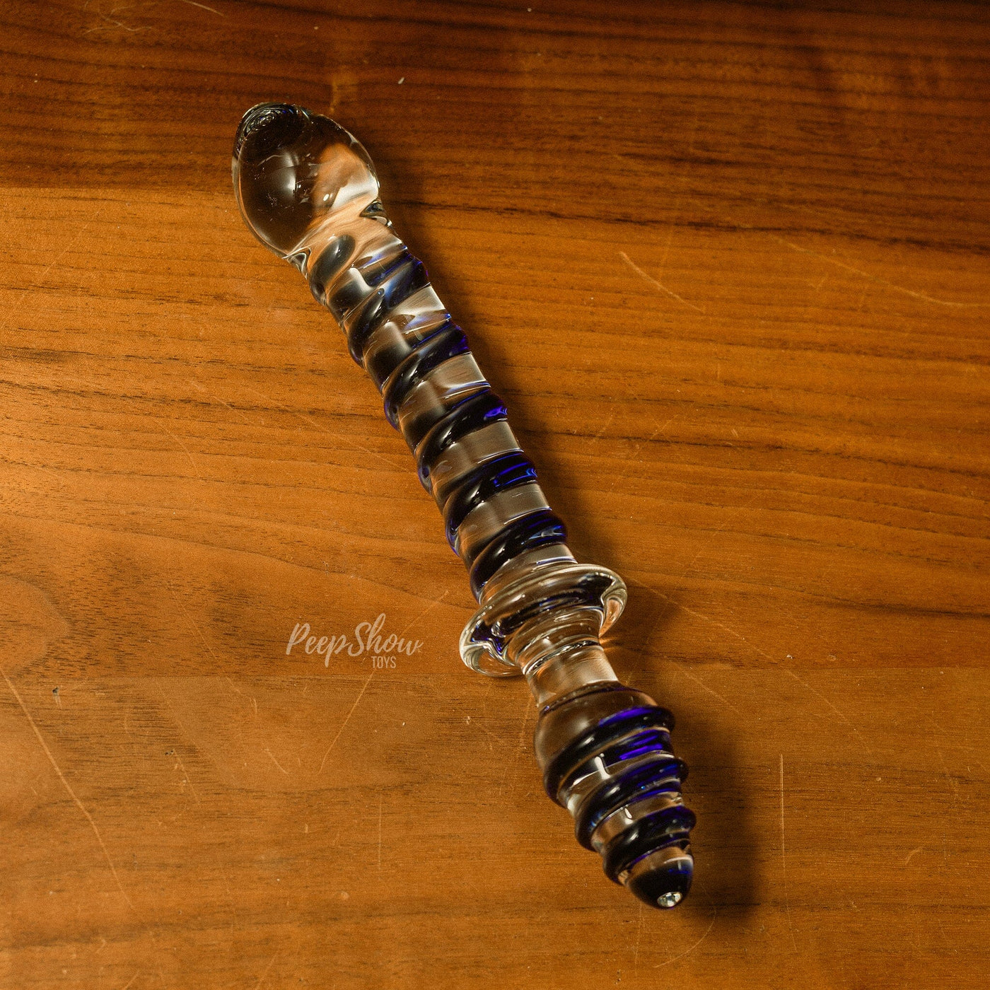 10" Mr. Swirly Double Ended Glass Dildo & Butt Plug Hamilton Park Electronics 10" Mr. Swirly Double Ended Glass Dildo & Butt Plug Hamilton Park Electronics