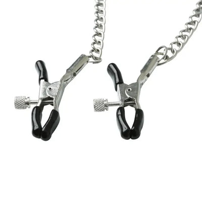 Chained Nipple Clamps - Adjustable with Padded Tips - Hamilton Park Electronics