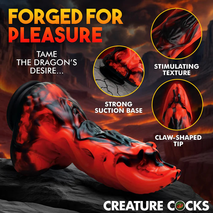 thrusting dragon dildo Amazon.com: Realistic Thrusting Dragon Dildo with Vibrating & Heating  Functions PX02830 : Health & Household main image 0