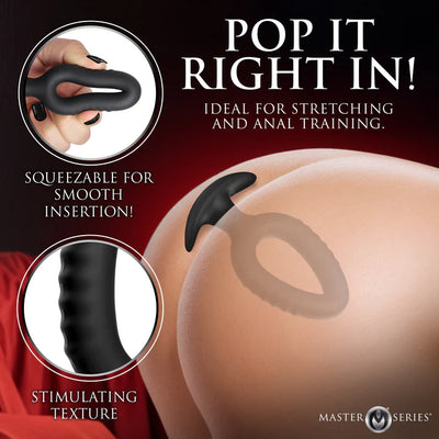 Master Series Pop Plugs - 3-Plug Anal Trainer Kit to XXL - Hamilton Park Electronics