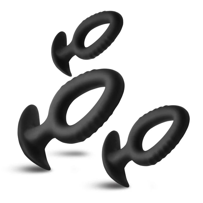 Master Series Pop Plugs - 3-Plug Anal Trainer Kit to XXL - Hamilton Park Electronics