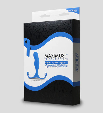 Aneros Blue Maximus Syn Trident Prostate Massager - Hamilton Park Electronics