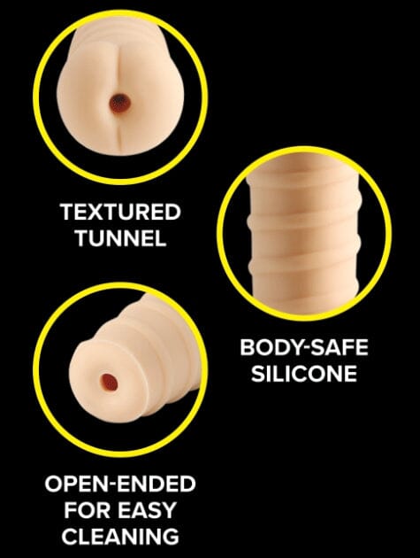 Ass Stroker Soft-Silicone Penis Masturbator Packaging