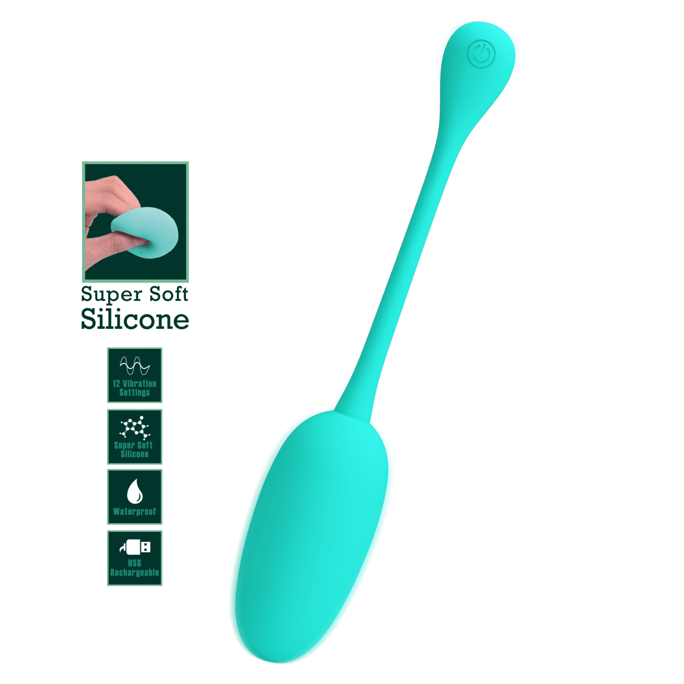 Pretty Love Super Soft Silicone Wearable Vagina Vibrator - Hamilton Park Electronics