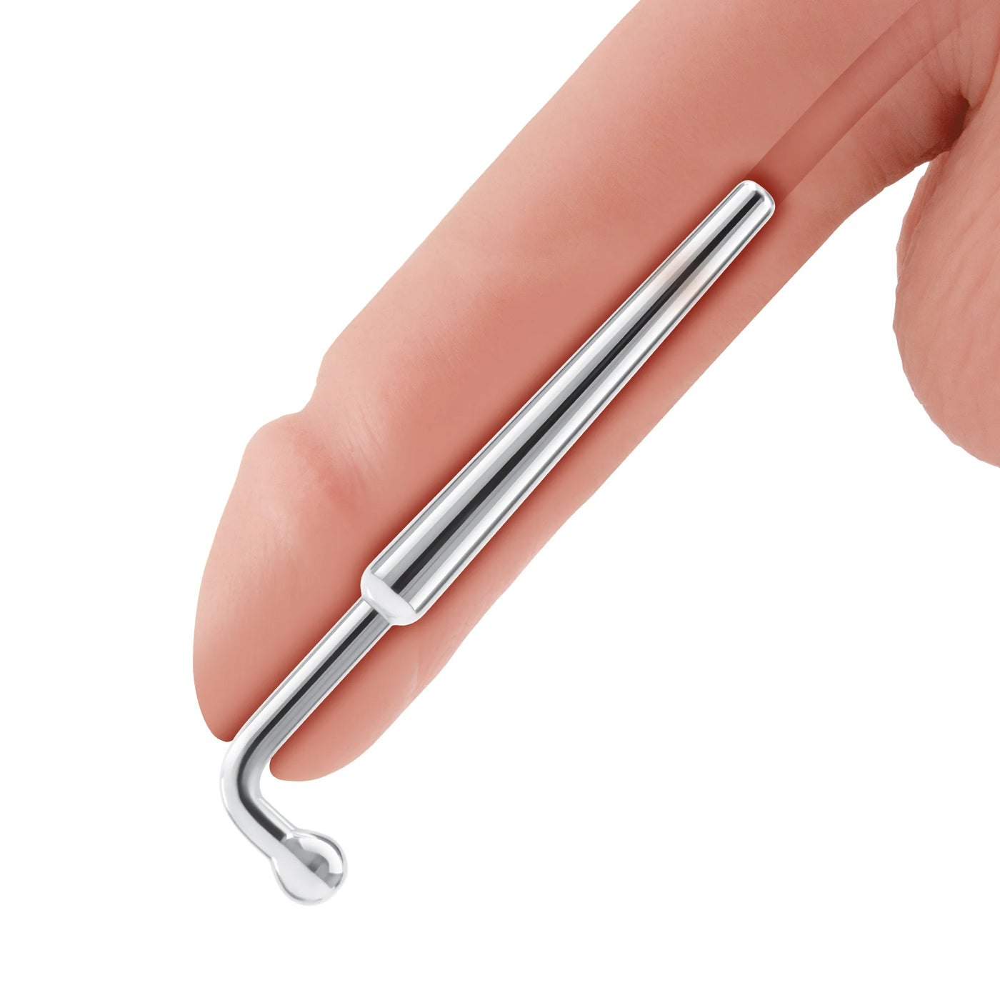 Crank Head Penis Plug Urethral Probe, Stainless Steel - Hamilton Park Electronics