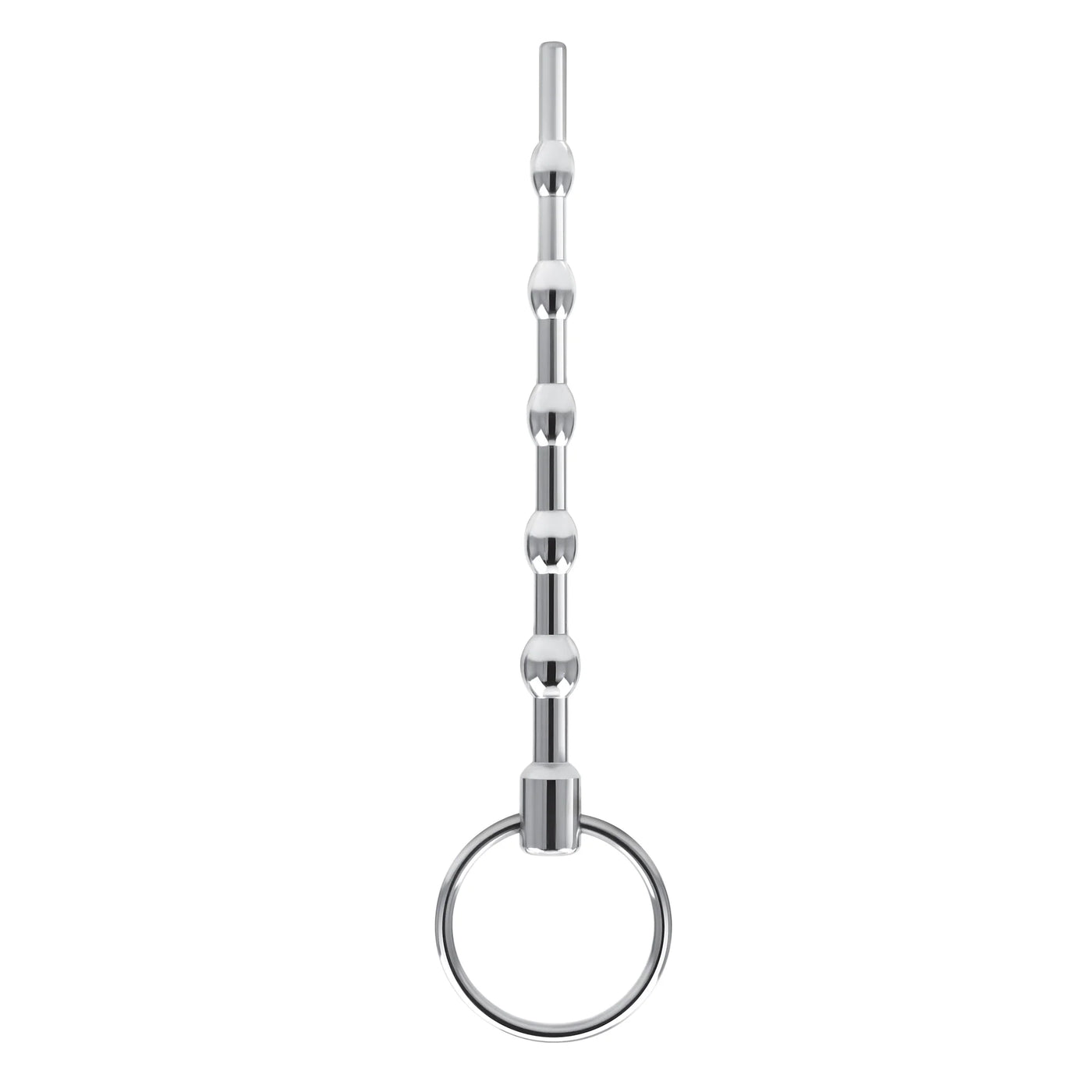 Beaded Urethral Sound, 4.5-Inch Stainless Steel - Hamilton Park Electronics