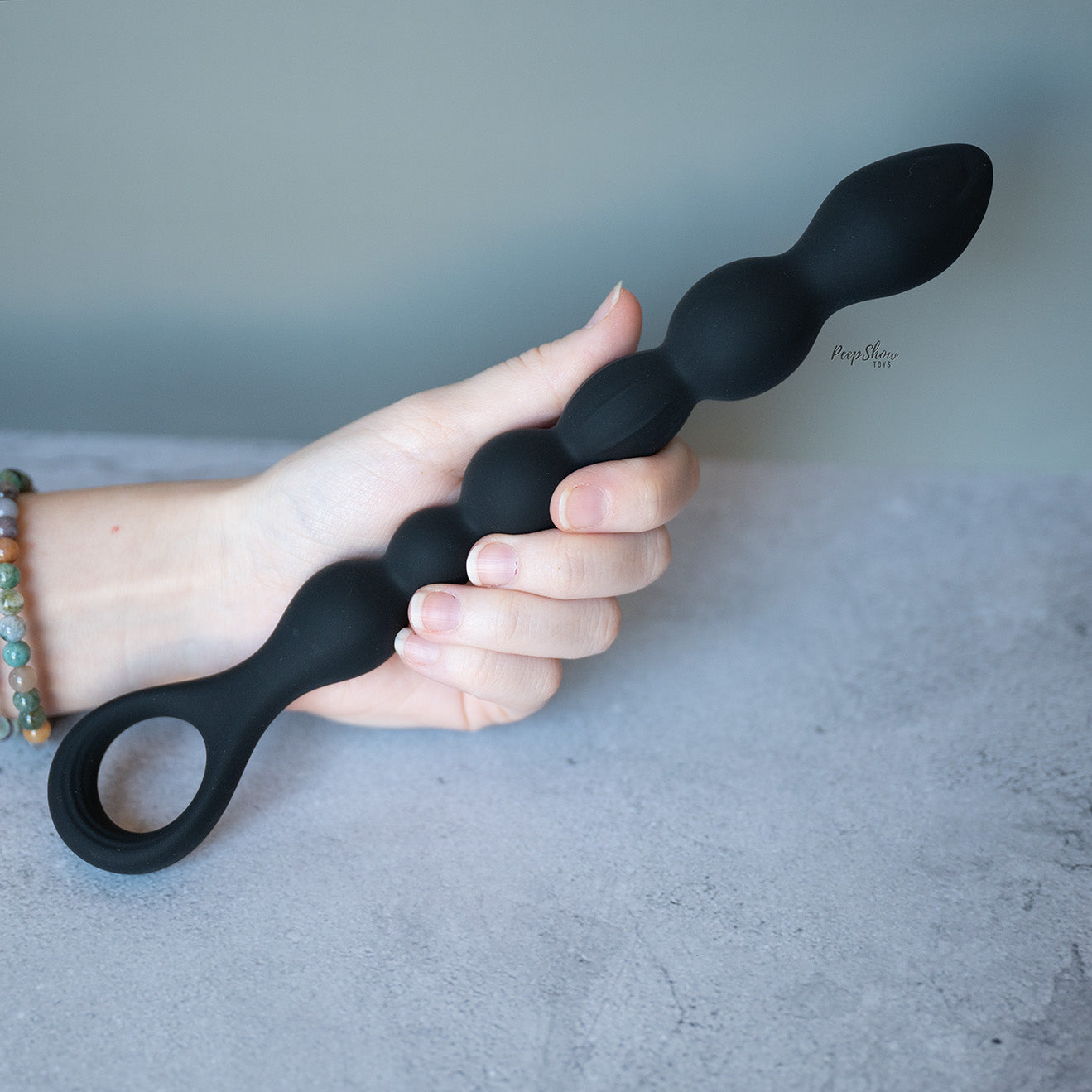 LEVELZ Beaded Snake Silicone Anal Probe - Hamilton Park Electronics