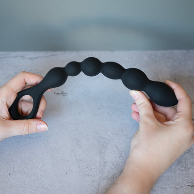 LEVELZ Beaded Snake Silicone Anal Probe - Hamilton Park Electronics