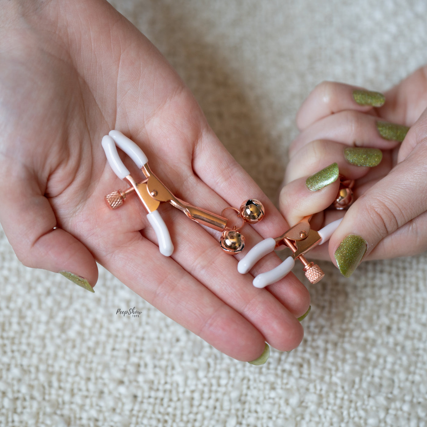 Peaches n Creame Bell Nipple Clamps - Hamilton Park Electronics