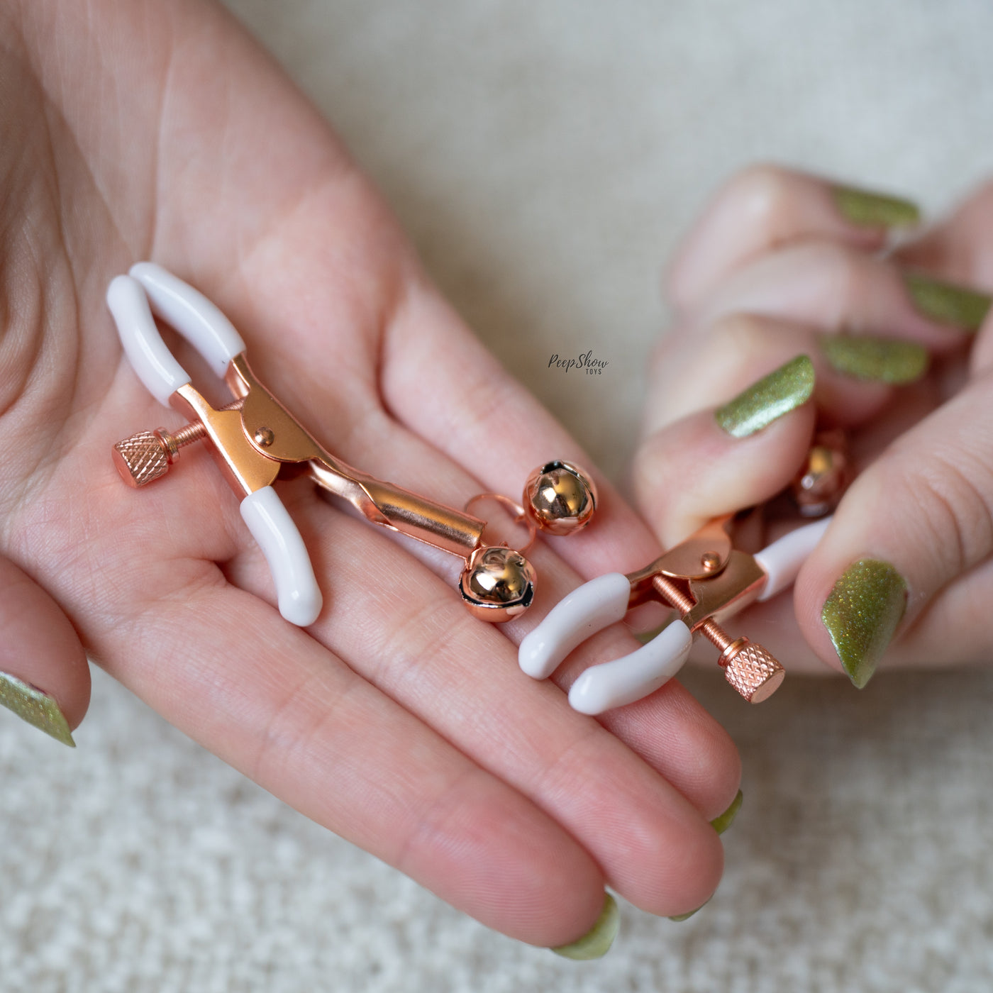 Peaches n Creame Bell Nipple Clamps - Hamilton Park Electronics