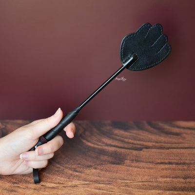 Leather Mini Hand Riding Crop - Hamilton Park Electronics
