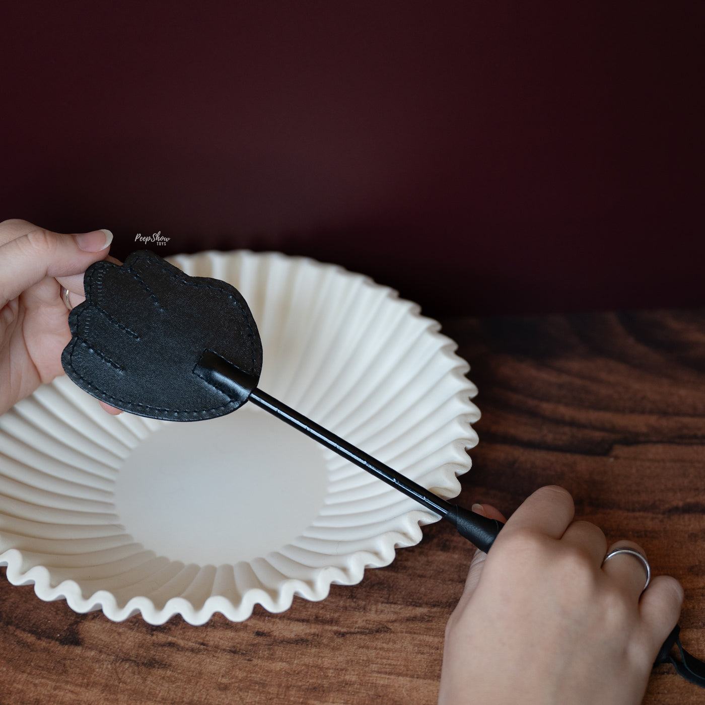 Leather Mini Hand Riding Crop - Hamilton Park Electronics