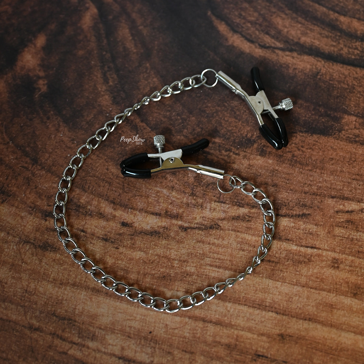 Chained Nipple Clamps - Adjustable with Padded Tips - Hamilton Park Electronics