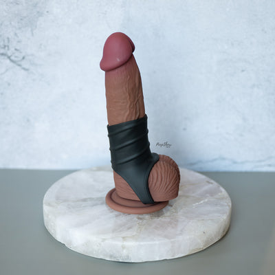 Levelz Silicone Cock Ring & Ribbed Sleeve - Hamilton Park Electronics