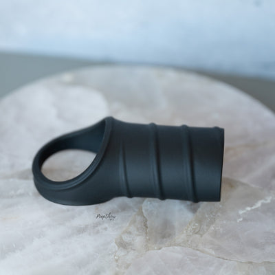 Levelz Silicone Cock Ring & Ribbed Sleeve - Hamilton Park Electronics