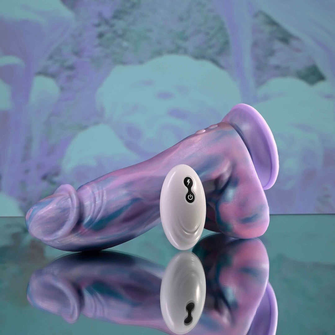 Evolved Mythical - Huge Girth Vibrating Silicone Dildo with Remote Hamilton Park Electronics Evolved Mythical - Huge Girth Vibrating Silicone Dildo with Remote Hamilton Park Electronics