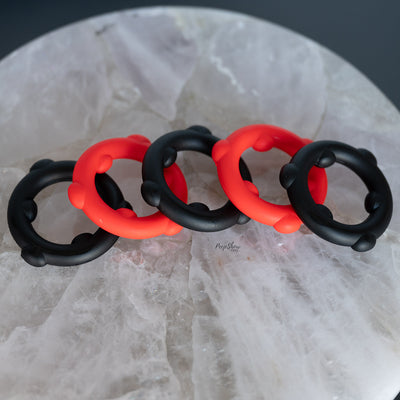 Oxballs Gearheads 5-Pack Cock Ring Set - Hamilton Park Electronics