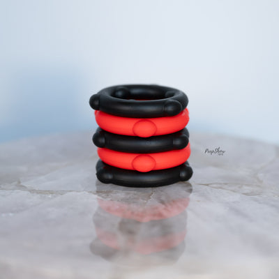 Oxballs Gearheads 5-Pack Cock Ring Set - Hamilton Park Electronics