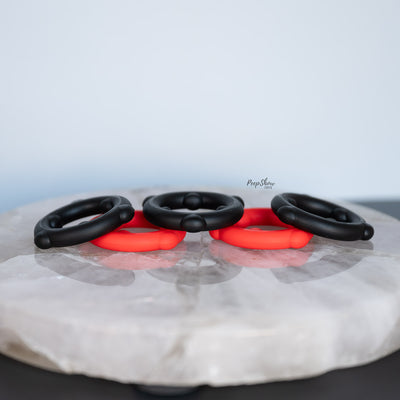 Oxballs Gearheads 5-Pack Cock Ring Set - Hamilton Park Electronics