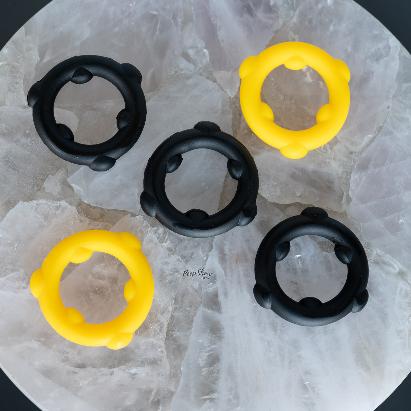 Oxballs Gearheads 5-Pack Cock Ring Set - Hamilton Park Electronics