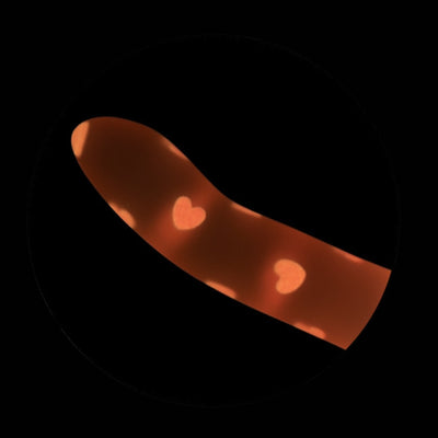 Glow Stick Heart Silicone Dildo GITD - Hamilton Park Electronics