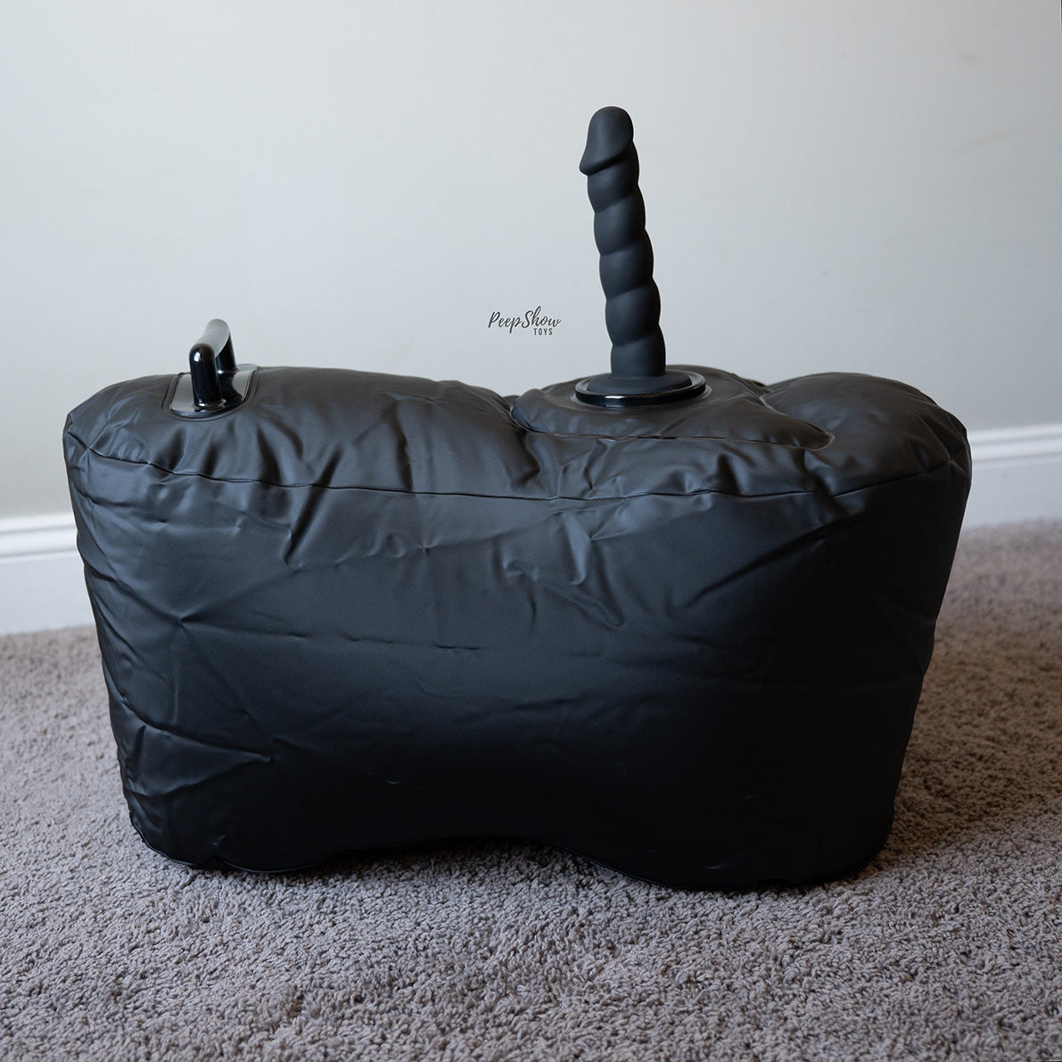 Body Dock Inflatable Love Seat Blow-Up Mount with Silicone Dildo