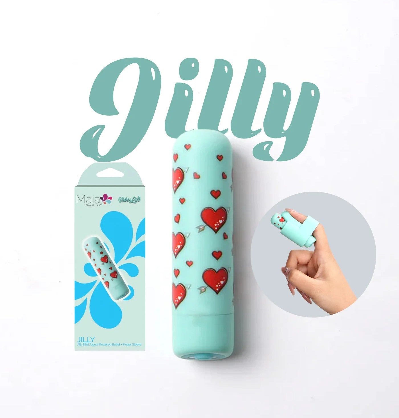 Maia Jilly Fierce Power Bullet Vibrator with Sleeve Hamilton Park Electronics Maia Jilly Fierce Power Bullet Vibrator with Sleeve Hamilton Park Electronics