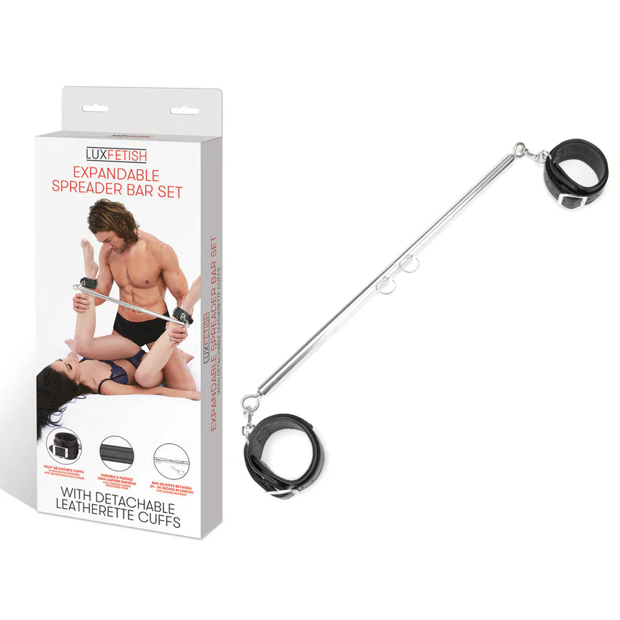 Stainless Steel Expandable Spreader Bar & Cuffs - Hamilton Park Electronics
