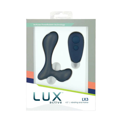 Lux Active LX3 Vibrating Anal Trainer with Remote - Hamilton Park Electronics