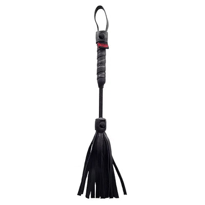 Mini Leather Flogger Black