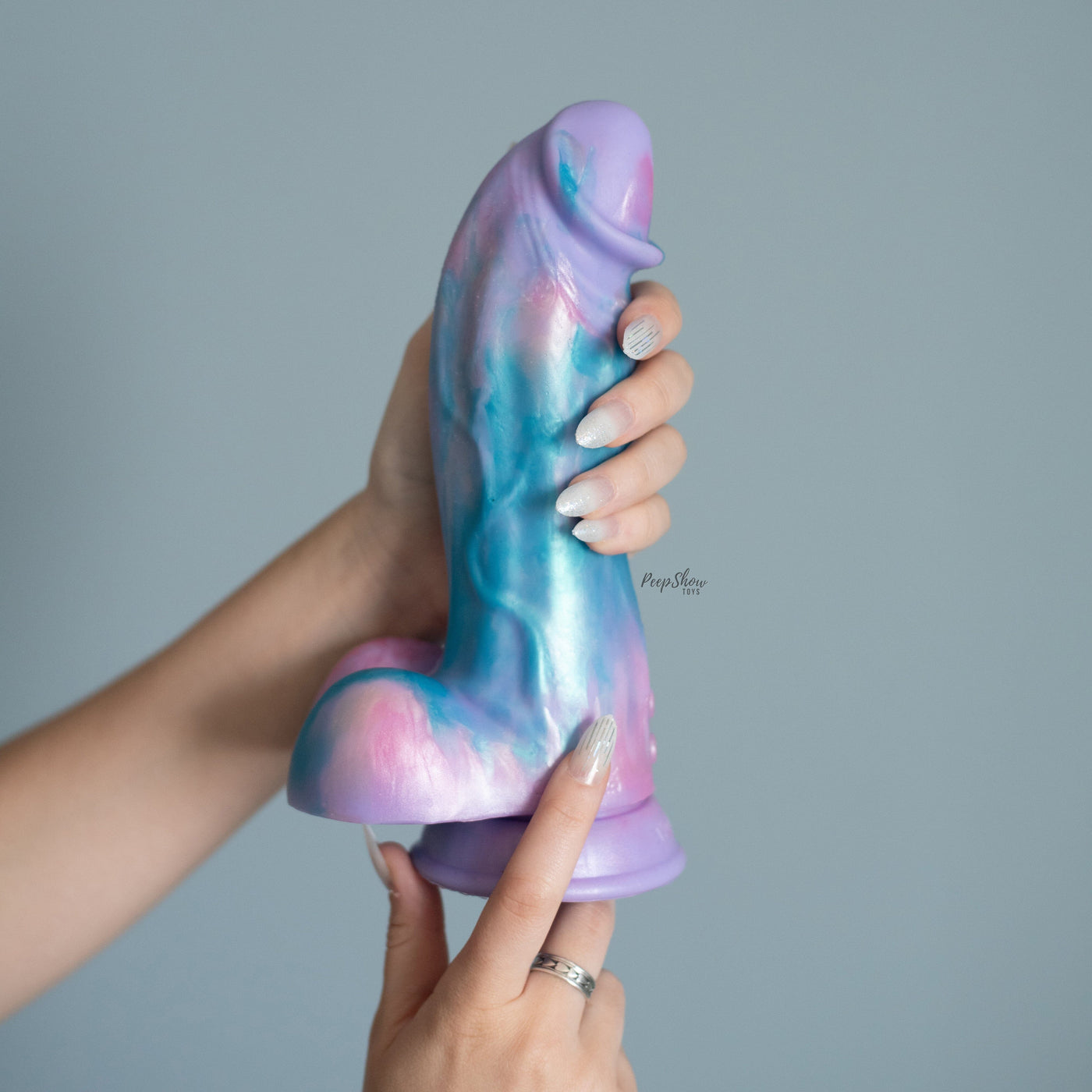 Evolved Mythical - Huge Girth Vibrating Silicone Dildo with Remote - Hamilton Park Electronics