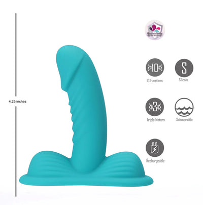 Maia Oakley 3-Motor Vibrating Dildo Grinder - Hamilton Park Electronics