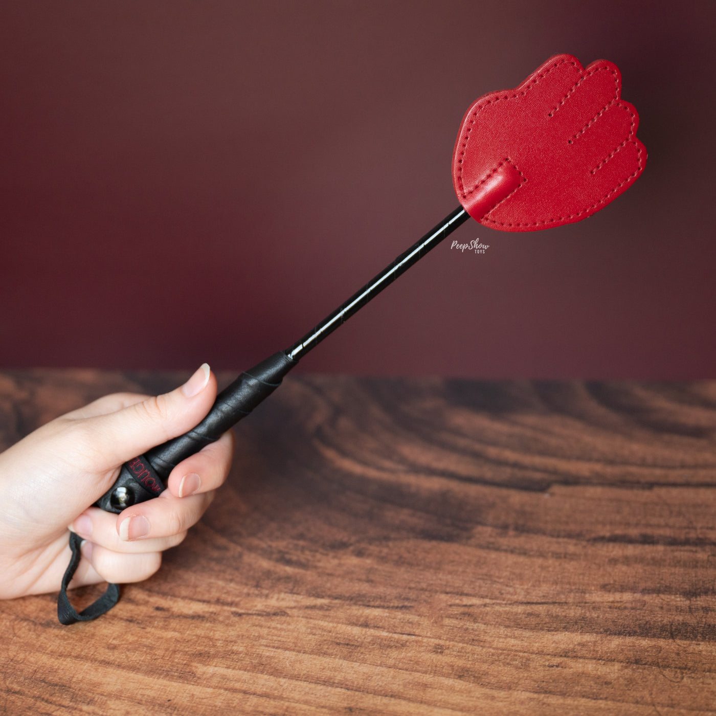 Leather Mini Hand Riding Crop - Hamilton Park Electronics