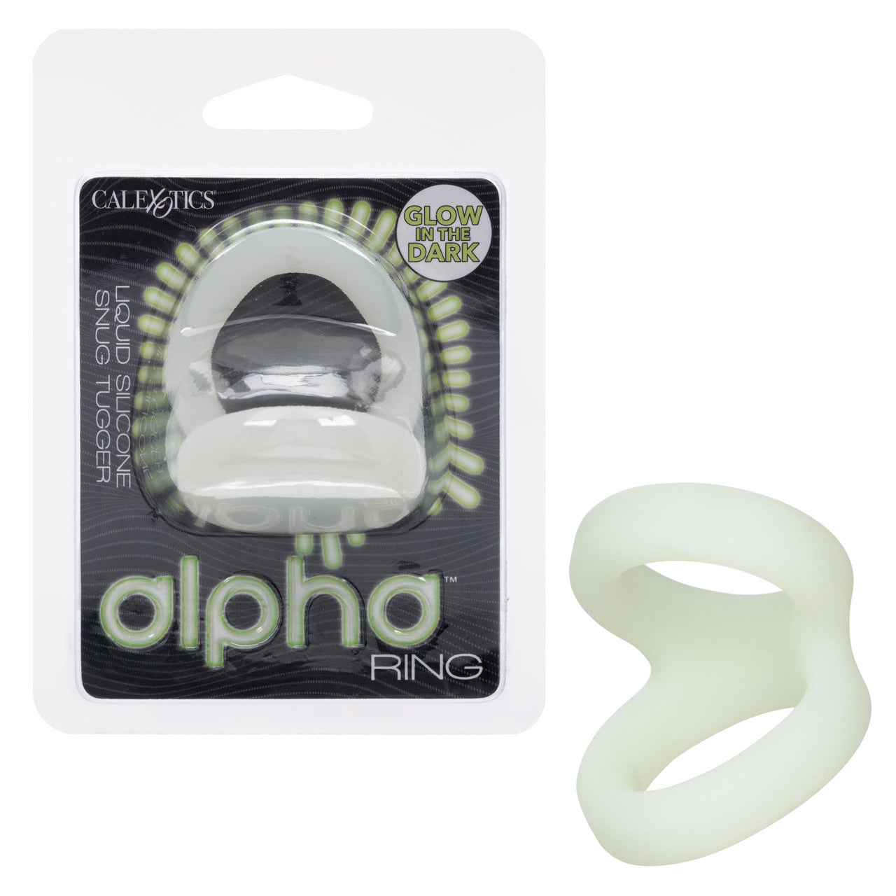 Alpha Glow Ring, Soft Silicone Cock & Balls Ring - Hamilton Park Electronics