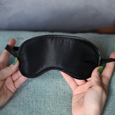 Black Satin Blindfold - Hamilton Park Electronics
