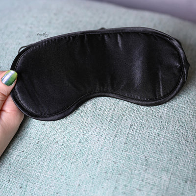Black Satin Blindfold - Hamilton Park Electronics