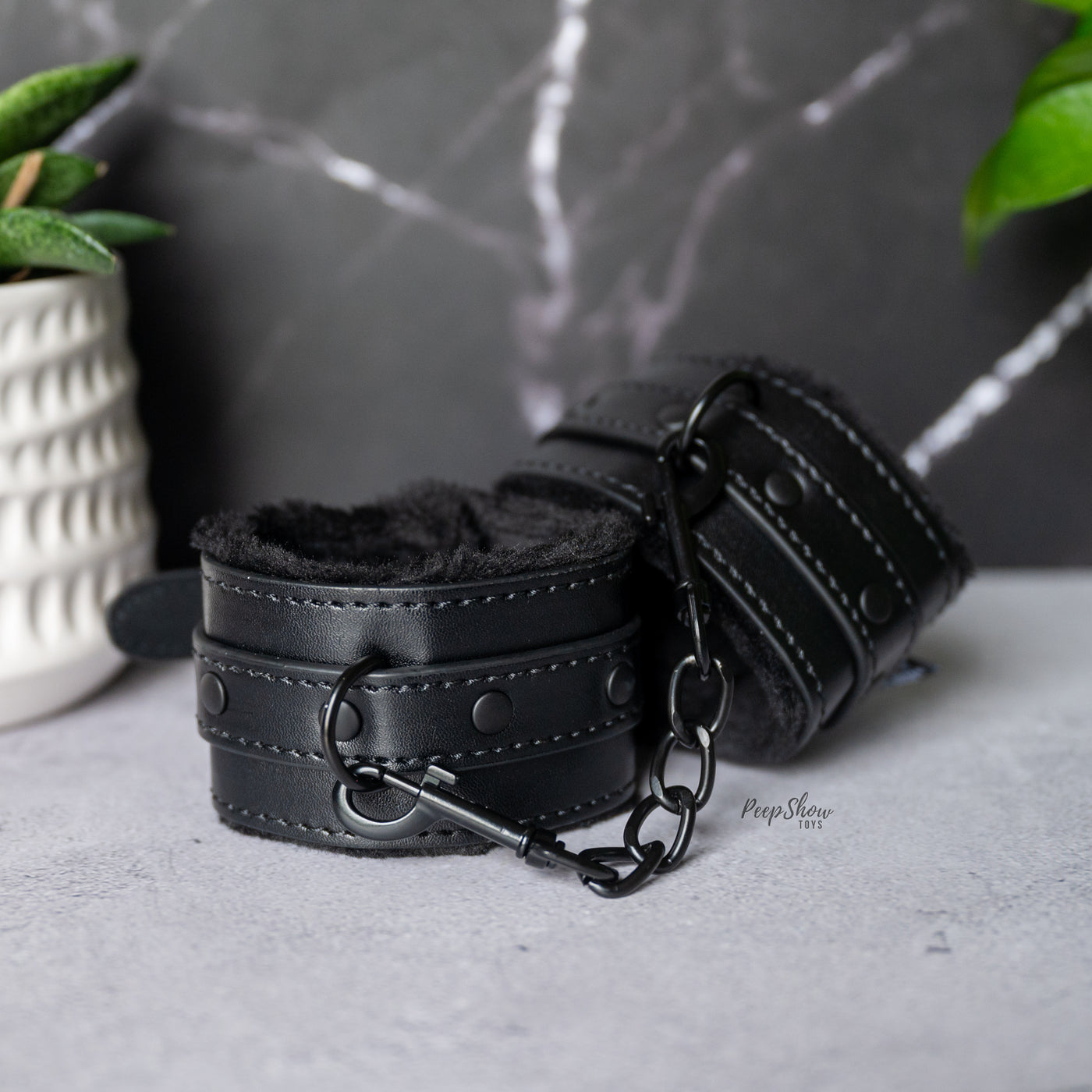 Shadow Fur Handcuffs - Hamilton Park Electronics